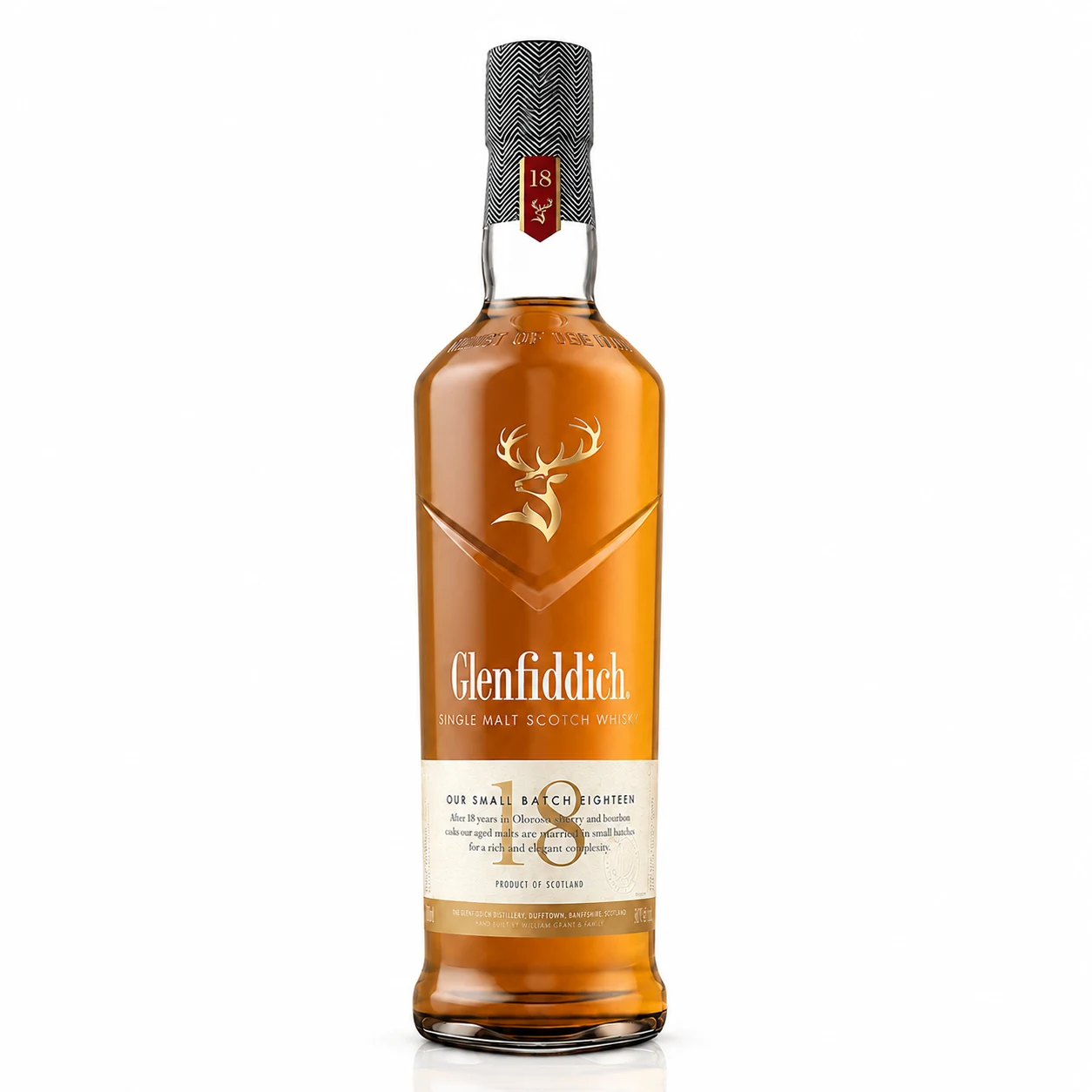 Glenfiddich 18 ans dans le coffret